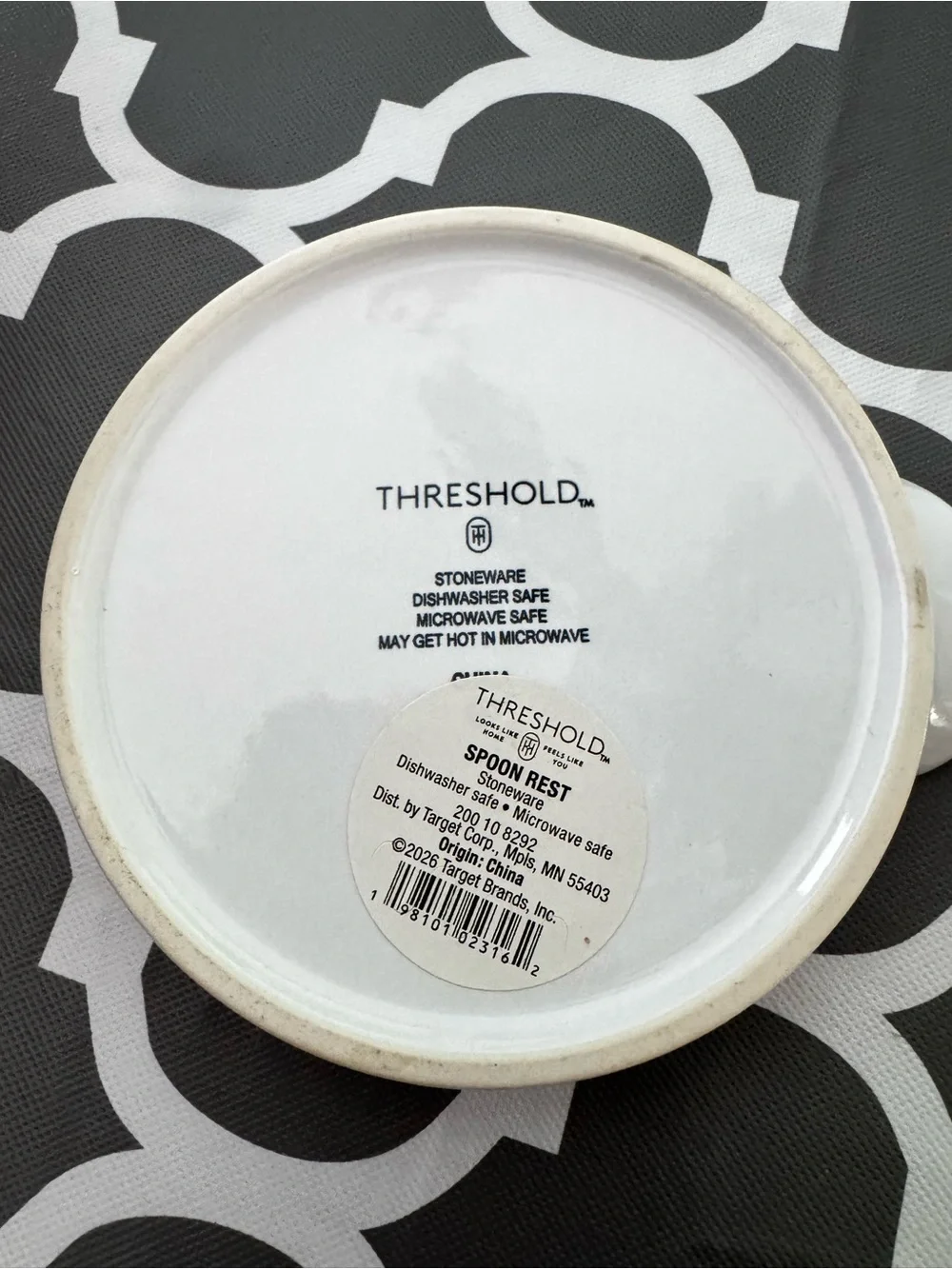 THRESHOLD spoon rest with luxury logos